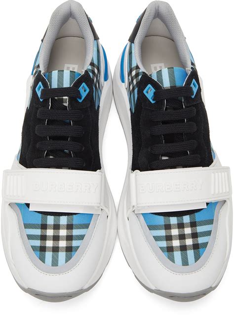 burberry ramsey blue|burberry ramsey check low top.